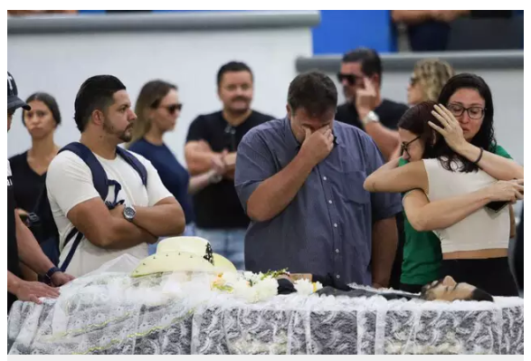 Imagem de compartilhamento para o artigo Amigos se despedem de João Carreiro em velório na Câmara de Campo Grande da MS Todo dia